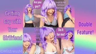 Getting Gay with Your Girlfriend Double Feature - Make Me Bi Bisexual Encouragement and Gay Humiliation with Femdom Mistress Mystique