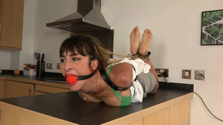 Carmen Belt-Bound, Gagged, and Trained by Latina: An Office Ordeal of Humiliating Submission!