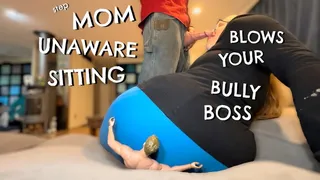 Giantess step-Mom Gives Your Bully Boss A Blowjob