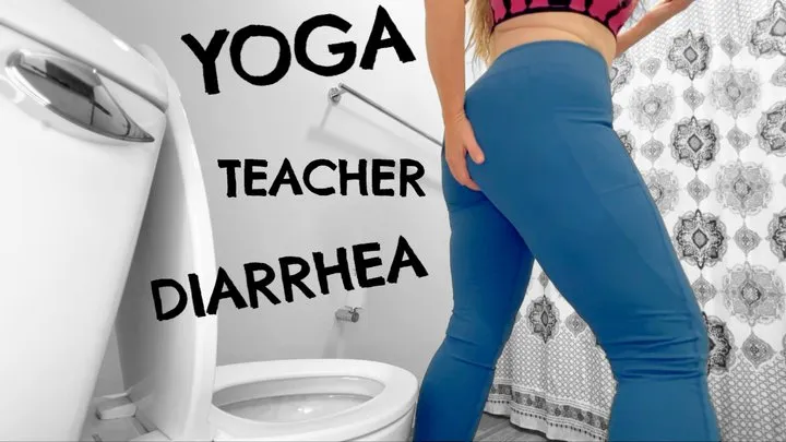 Yoga Teacher Diarrhea Farts Farting on the Toilet Big Ass