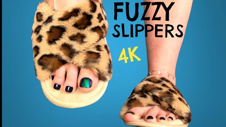 Fuzzy Slipper Shoe Play in