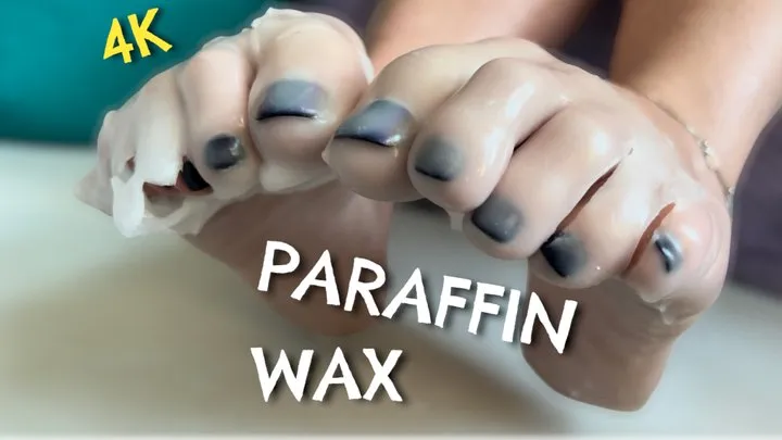 Paraffin Wax Dip and Removal On My Feet in