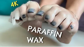 Paraffin Wax Dip and Removal On My Feet in