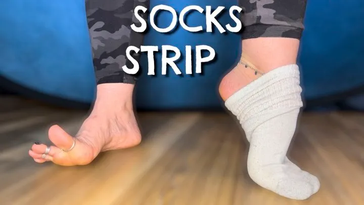 Socks Strip Tease My Sexy Size 10 Feet