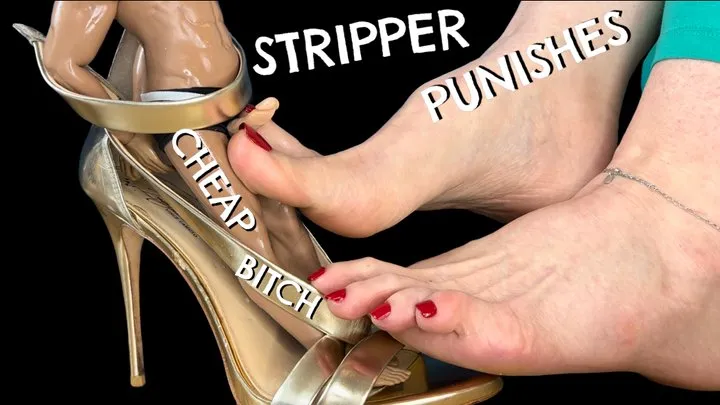 Giantess Stripper Punishes Cheap Bitch