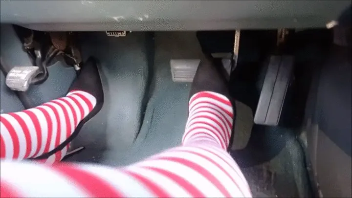 Driving christmas socks