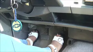 Driving track sole sandals