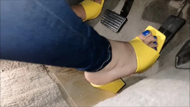 Revving with yellow mules