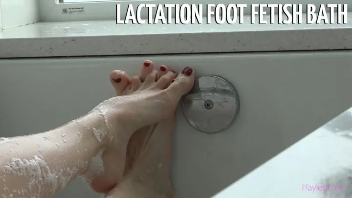 Lactation Foot Fetish Bath