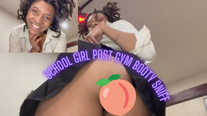 School Girl Post Gym Ass Sniff