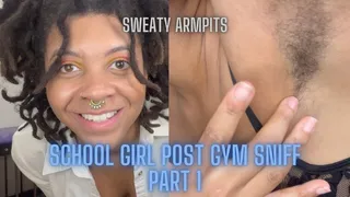 School Girl Post Gym Sniff Part 1: Hairy Armpits