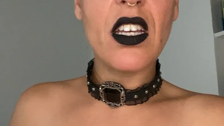 JOI - white eyes - a goth's commandments!