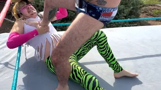 Barefoot Tag Team match