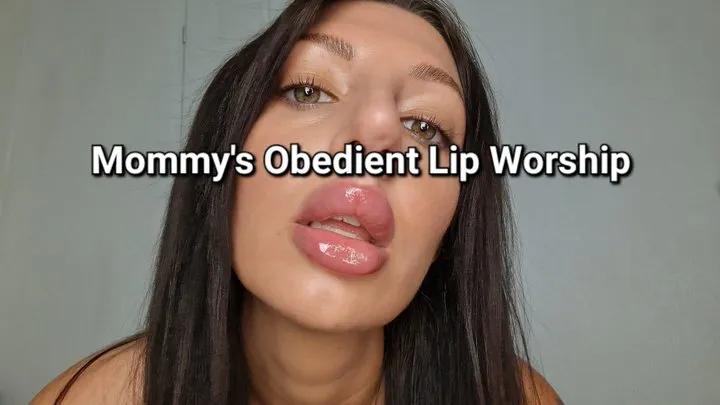 Step-Mommy's Obedient Lip Worship