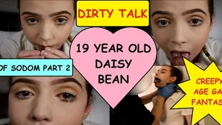 Teen 18+ first timer Daisy Bean learns deepthroating from a dirty old man DAY OF SODOM PART 2