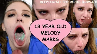 POP ROCKS Deepthroat blowjob with 18 year old Melody Marks and Joe Jon Clip #6