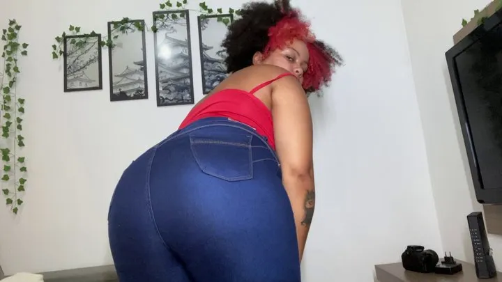 BBW Drinking Soda Burp and Fart on Jeans