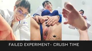 Failed experiment- Crush time