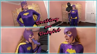 Batgirl captured and made to suck a huge cock! Cum in Mouth with Jacquelyn Velvets