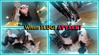 When SLUGS Attack - Stuck fetish with Jacquelyn Velvets