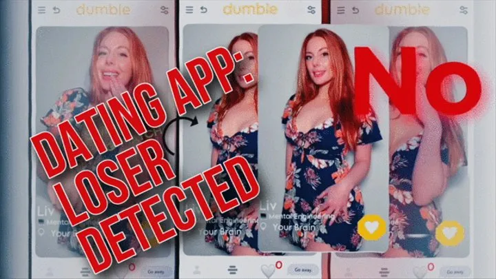 Dating App: Loser Detected