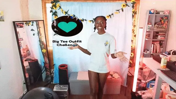 Big Tee Outfit Challenge