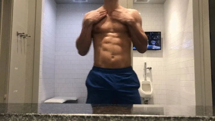 Getting Pumped In The Gym Before I Cum