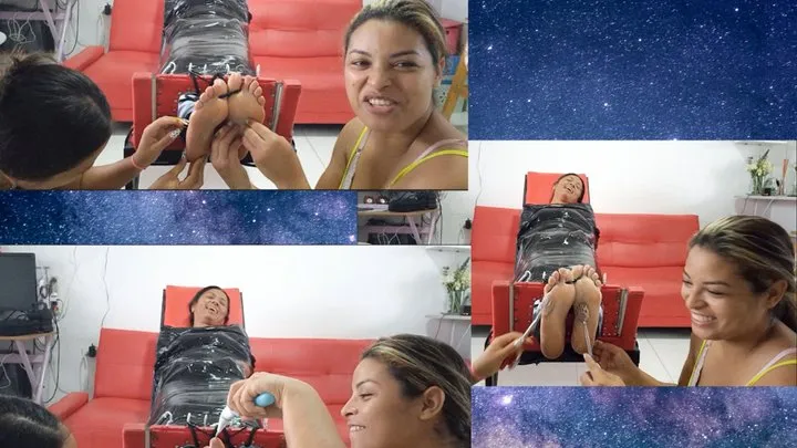 Revenge: Dayana is tickled on her soles