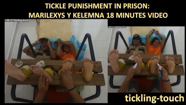 TICKLE PUNISHMENT IN PRISON: LEXYS AND ESTRELLA 18 MINUTES