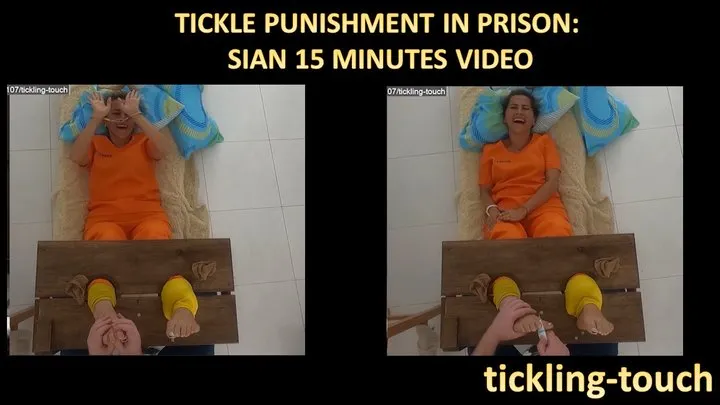 PRISON TICKLE PUNISHMENT: SIAN 15 MINUTES