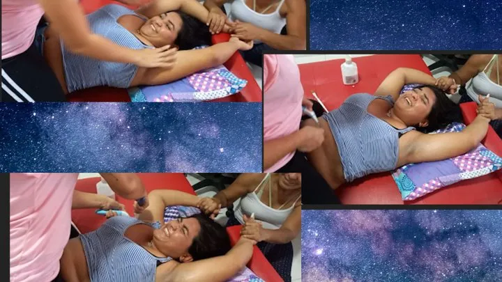 Parte 1 Lalita Tickling in armpits and abdomen