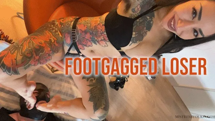 Footgagged Loser