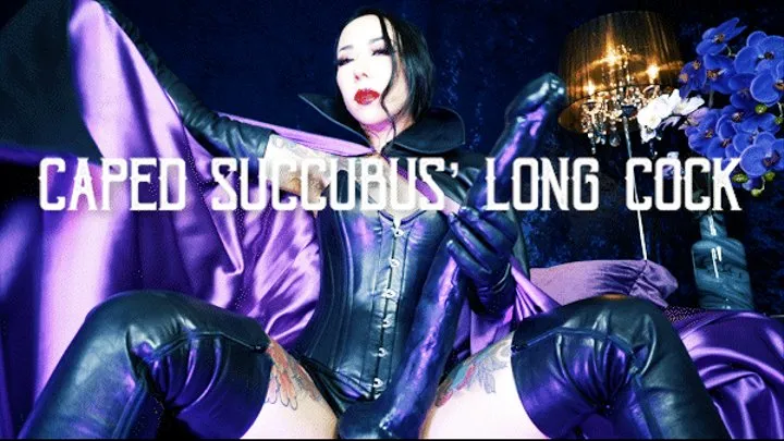 Caped Succubus' Long Cock