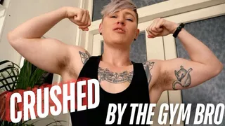 Cocky gym-step-bro alpha dominates and humiliates you - Jaq Quicksilver - FtM Trans jock punishes you for being closeted with rough fucking - ft slapping, spitting, verbal humiliation, muscle worship, blowjob, pov fucking