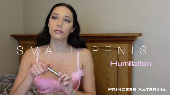 SPH: Emasculating your micropenis with my pink dildo