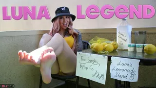 Luna's Lemonade Stand! XXX Hardcore blowjob, footjob, fucking, and cum on soles!