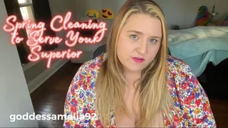 Spring Cleaning to Serve Your Superior