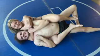 Cay Baby vs Buck Wild in a Facesitting Submission Wrestling Match