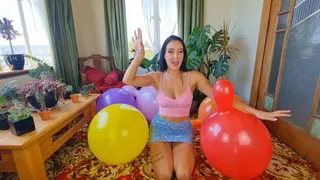 Nail Popping PunchBall Balloons