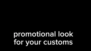 Promo look for your inspirational customs