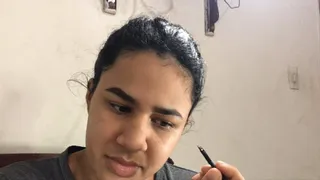 Having hiccups while apply make up