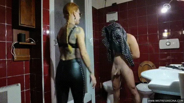 BallBusting Addict PT1- The Toilet First!