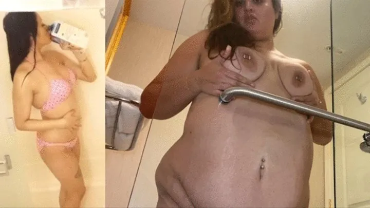 Skinny To Fat Shower Comparison