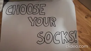 CHOOSE YOUR SOCKS FOR THE REQUESTS VIDEOS!!! JUST WATCH PREVIEW