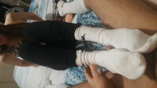 Floppy Sock Sniffing and Sex after workout in Kappa Socks! PART 2