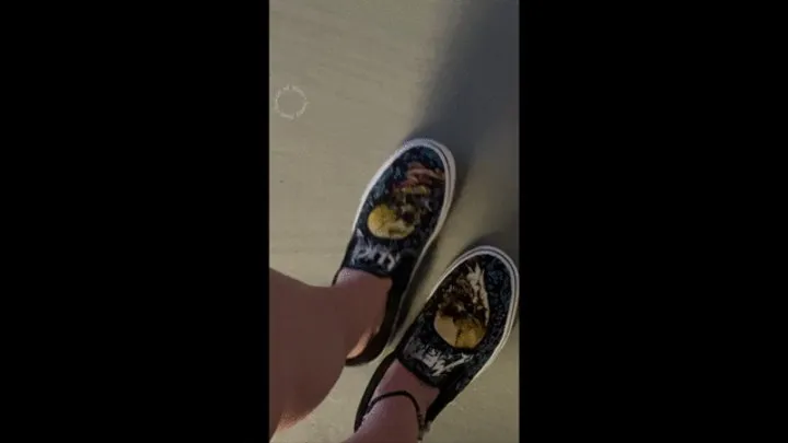 Rare Vans at a Live Concert Worn Barefoot