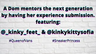 QueenofVans has Bratty Princess Worship her Sneakers