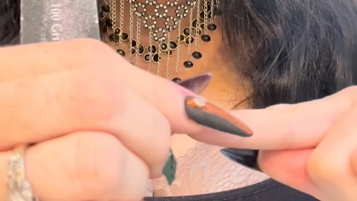 Harmony Uses Her Sharp Nails to Tickle You and Make You Cum