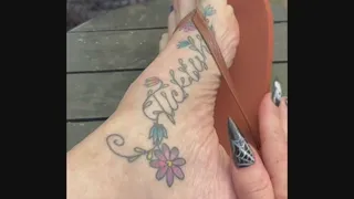 Trying Out My New Flip Flops with Harmony