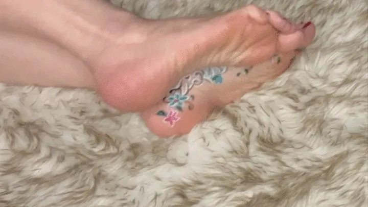 Soles and ticklish tattoo